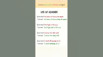 Common Grammar Errors | English Mistakes | Learn English Grammar