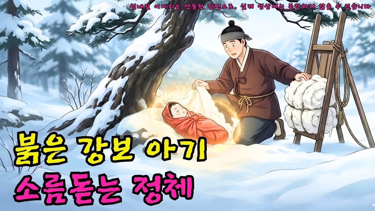 [기기묘묘] 한겨울 눈밭에서 주워온 붉은 강보 아기의 소름돋는 정체|야담·민담·전설·설화·옛날이야기·야사·오디오북