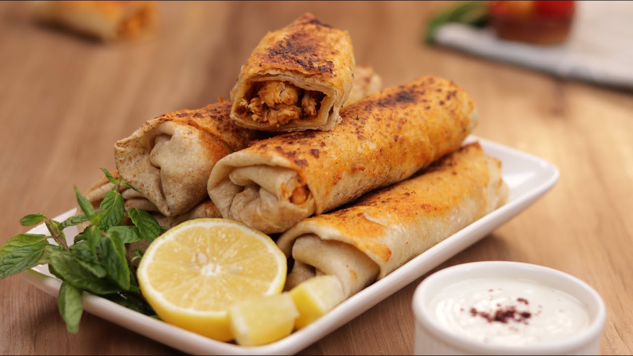 رولات الدجاج التركي اللذيذة طبق شهي و مميز 🥰🤤