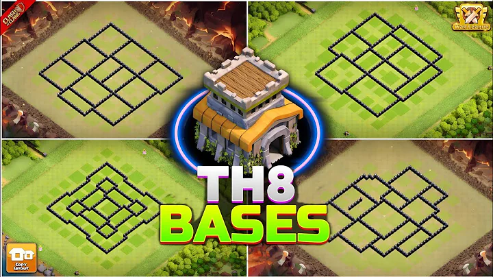 Town Hall 8 War / Trophy Pushing and Cwl Base | Th8 Anti 3-Star Base Layouts! Clash of Clans 