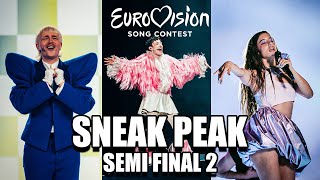SNIPPETS FROM SEMI FINAL 2 PERFORMANCES (EUROVISION 2024)
