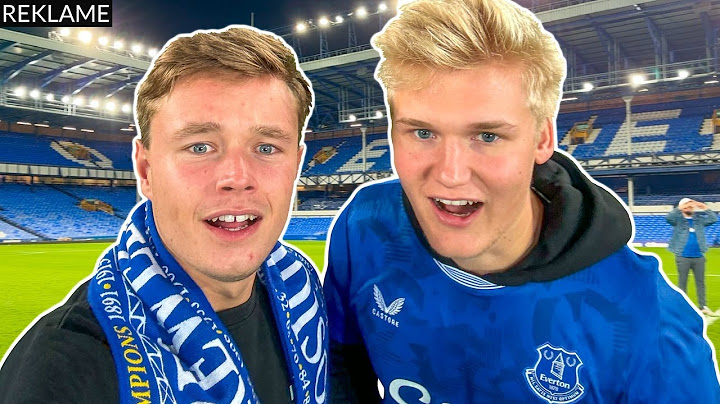 Vi kom ind på banen til Premier League kamp!