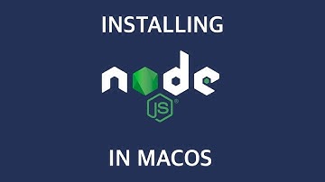 Instalar NodeJS & NPM en MacOS Catalina