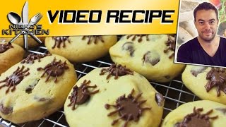 Chocolate Chip 'Spider' Cookies - Nicko's Kitchen