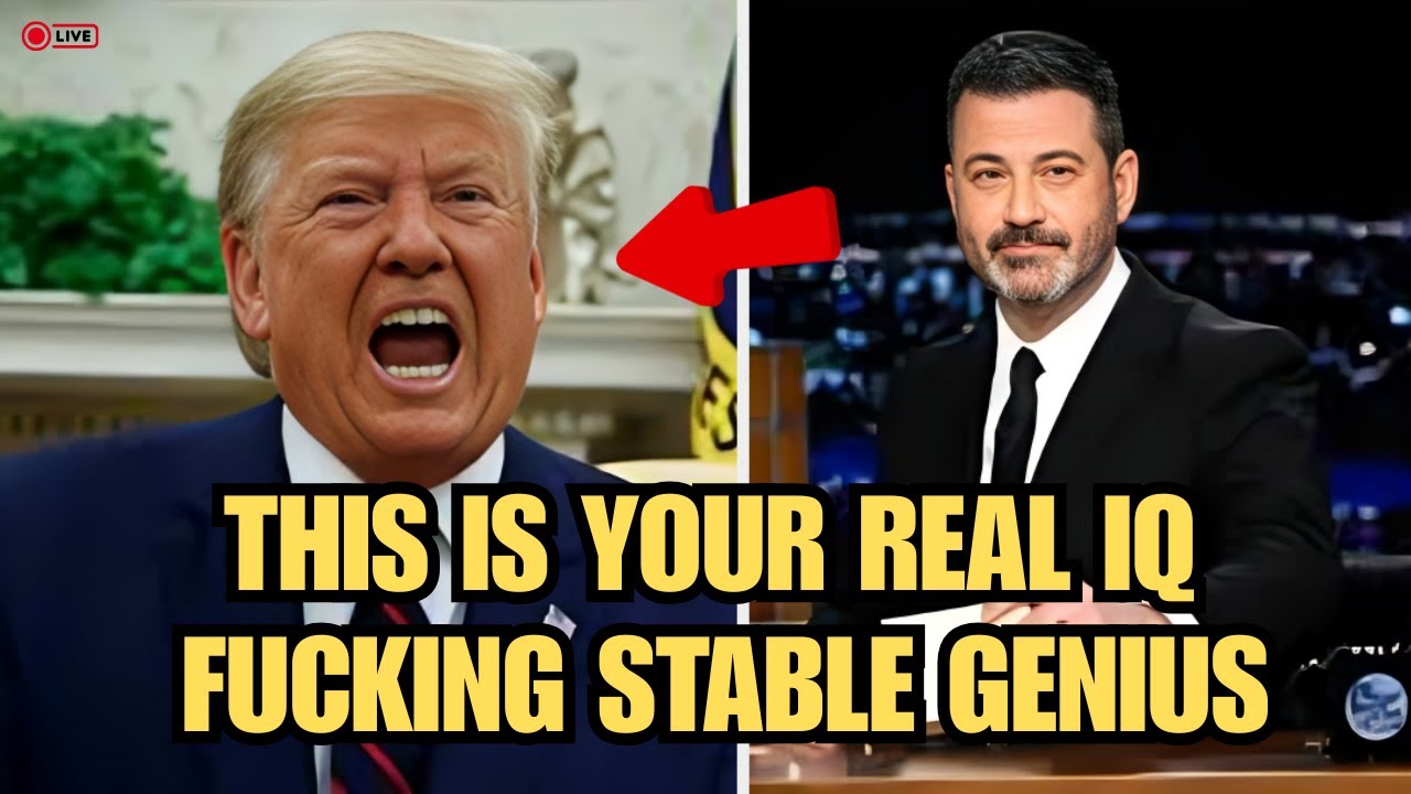 Jimmy Kimmel UNSEALED Trump’s High School IQ Score — Trump Saw the Number and SCREAMED