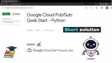 Google Cloud Pub/Sub: Qwik Start - Python || [GSP094] || Solution