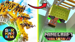 Rakensin Särkänniemen Minecraftissa