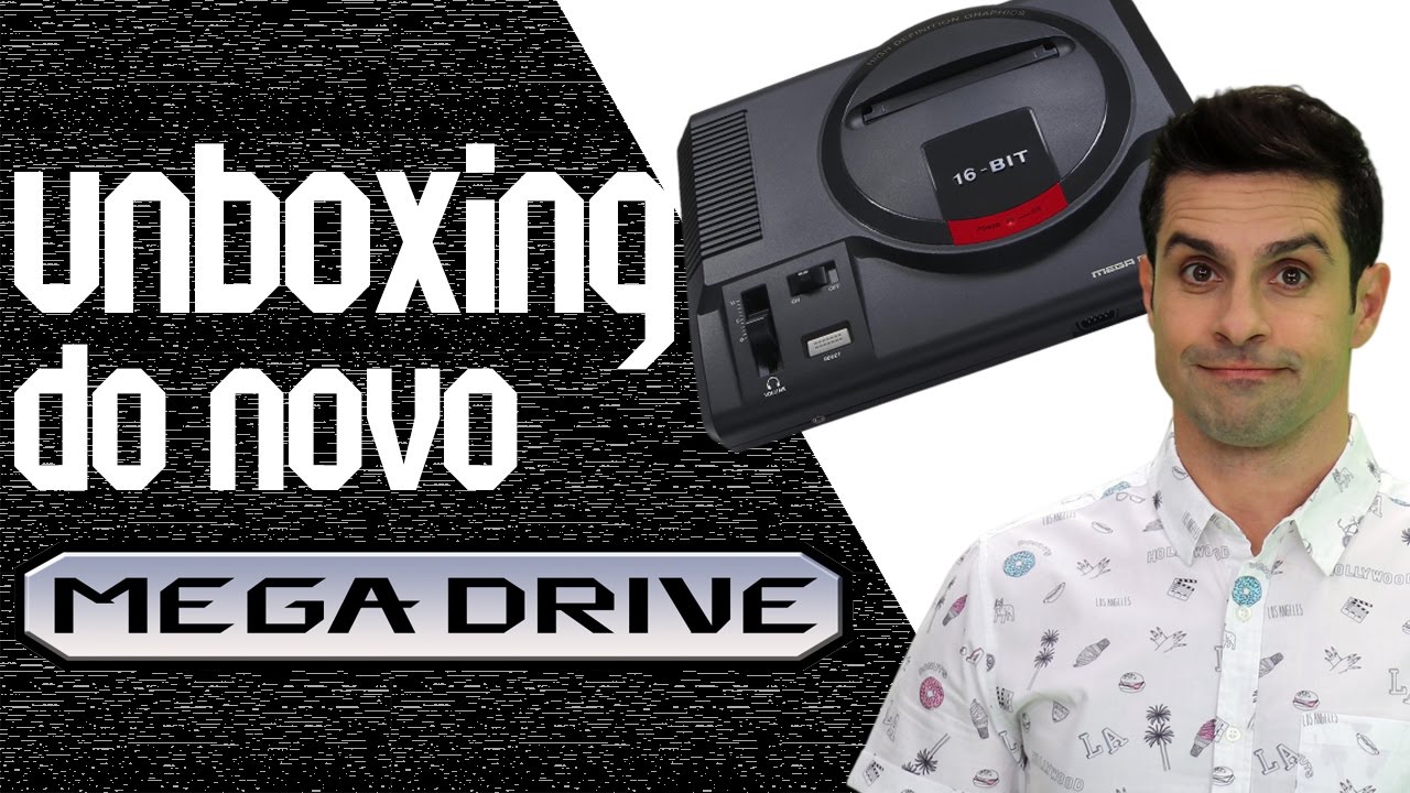 UNBOXING DO NOVO MEGA DRIVE