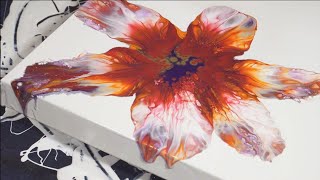 Fire Blooms! Three Gorgeous Acrylic Blooms Featuring Boom Gel Stains in Fiery Colors! Wow!