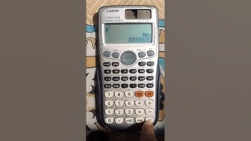 Hexadecimal to decimal conversion in scientific calculator