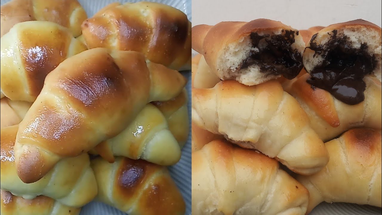 Croissant Recipe | Chocolate Croissant | How To Make Croissant At Home | Croissant In OTG/Oven