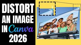 How to distort an image in Canva! | Image to Billboard Ad! screenshot 5