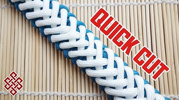 How to Make a Modified Skeleton Paracord Bracelet Tutorial Quick Cut