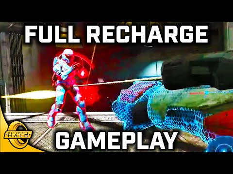 Halo Infinite's grapple shot changes everything ???? [New Recharge raw gameplay!]