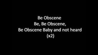 Marilyn Manson- mOBSCENE Lyric's