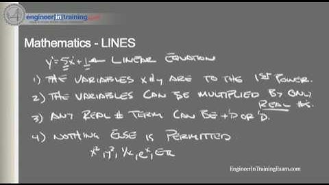 Lines - Engineer In Training FE EIT Review