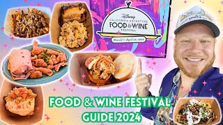 Disney's Food & Wine Festival 2024 California Adventure Park | Your GUIDE & Trying Food | Vlog