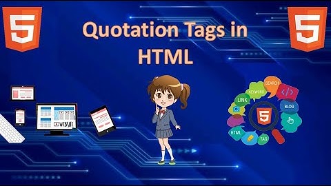 quotation tags in HTML - internship web development - kaashiv infotech institute review