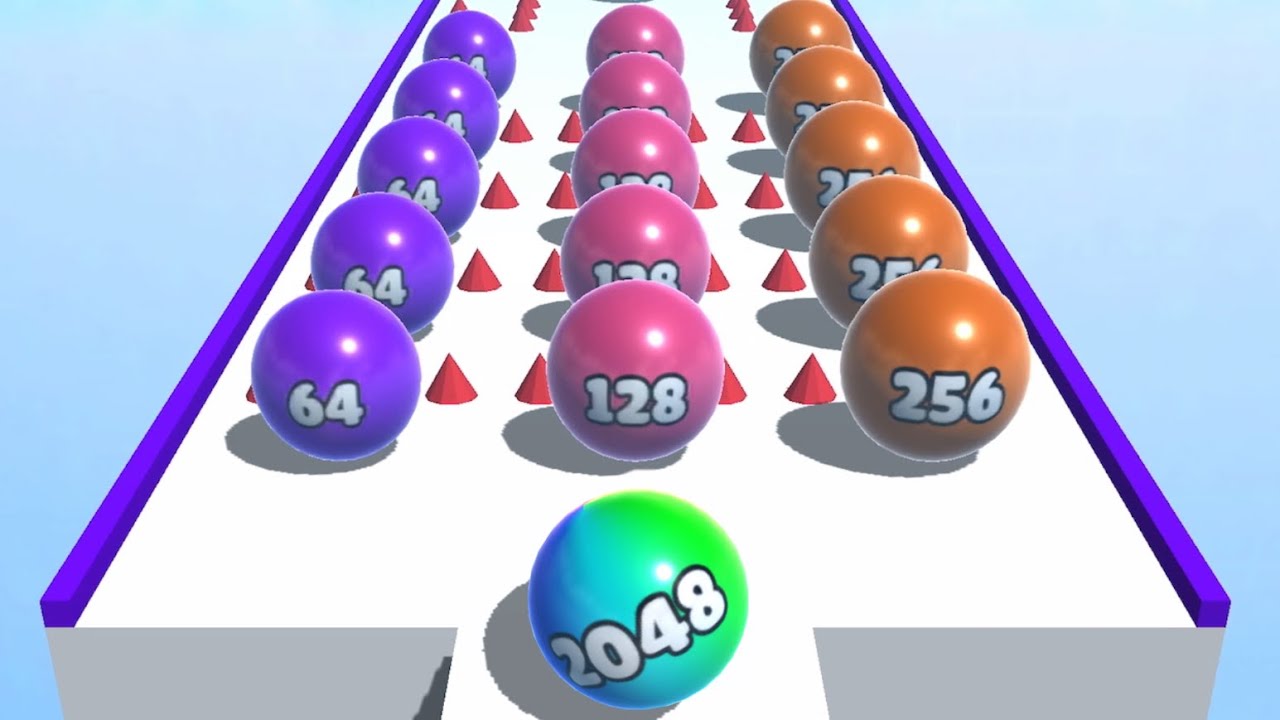 Ball Merge 2048 🟡🟢🔵 BIG UPDATE All Levels Gameplay Walkthrough Android, iOS MAX LEVELS