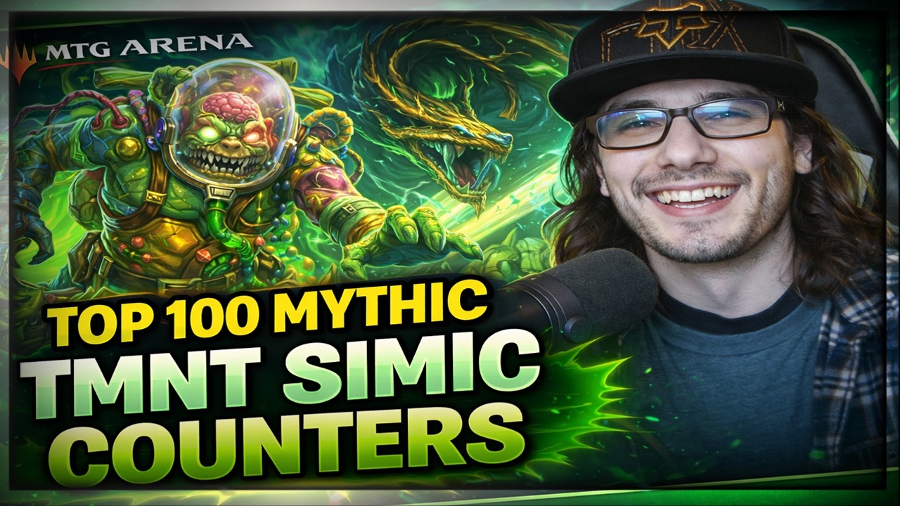 Top 100 Mythic Simic Counters! TMNT Mutagen Man Deck Guide | MTG Arena