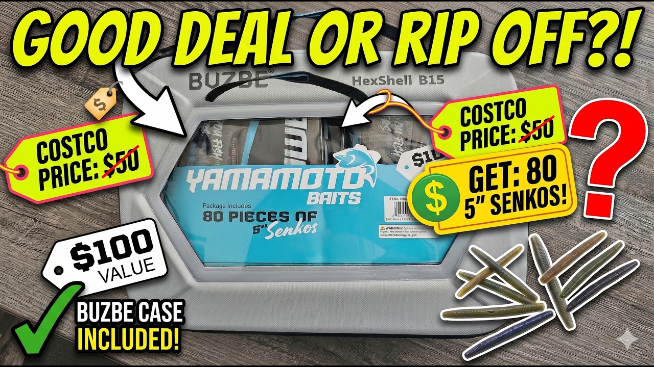 costco fishing lures Nomad Tackle Freshwater Sampler Bundle 7 Best Pieces of Fishing