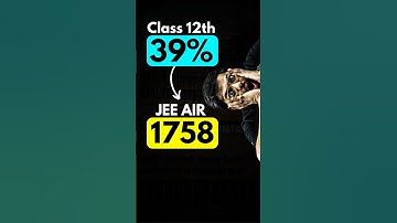 Low 12th Marks? This Student Still Cracked IIT! 😱 #jee #jeemains #iit #iitjee #cbse #iit_motivation