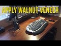 How to Apply Walnut Wood Veneer to a Desk Top