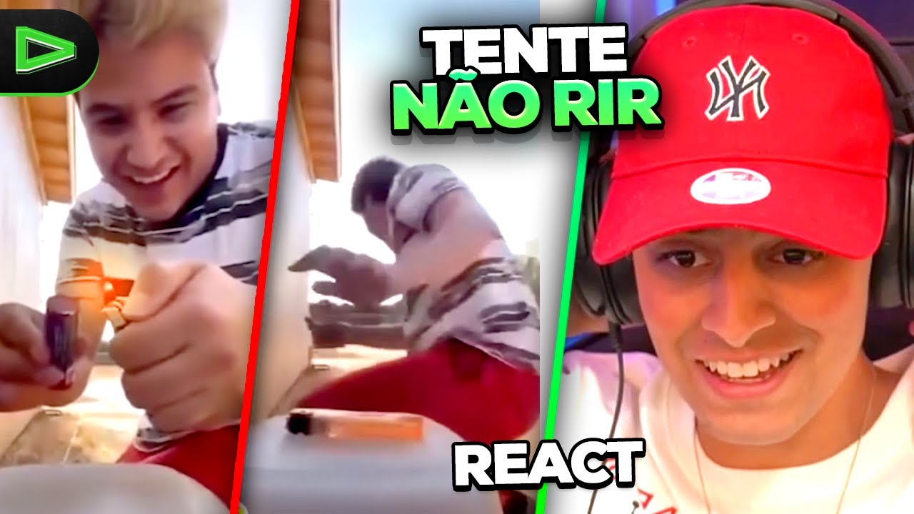 LOUD CORINGA REAGINDO AOS MELHORES TIKTOK DE COM DIA TENTE N O RIR 