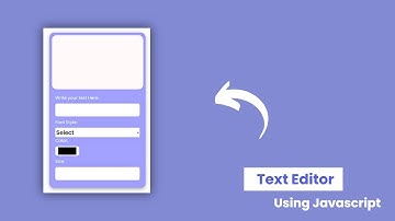 🔴HOW TO MAKE TEXT EDITOR USING HTML CSS AND JAVASCRIPT?🔥😍| @becodewala #html #css #javascript