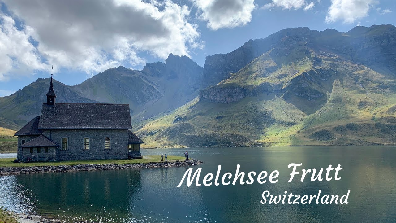 Beautiful Autumn day at Melchsee Frutt, Switzerland