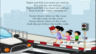Road Safety | English Rhymes for Senior Kindergarten (5-6 Years old) | Podar Prep Preschool