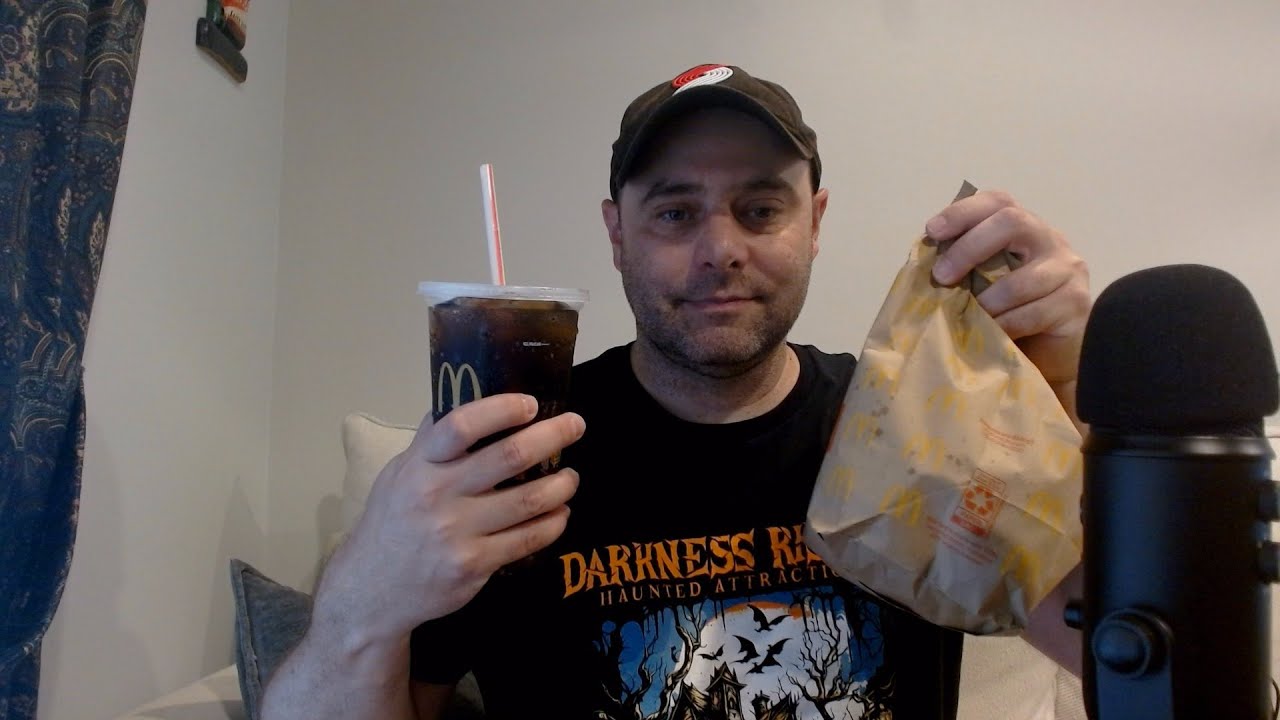 ASMR Eating Mcdonald's and Rambling