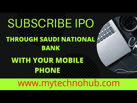 How To Subscribe IPO Through You SNB Mobile Banking In Saudi Arabia In Hindi and Urdu 2021