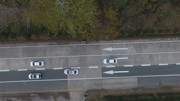 Autonomous Vehicle Lane Change in Mixed Traffic - Scenario 1: Free Flow
