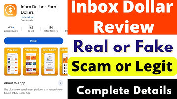 Inbox Dollar App Real or Fake | Inbox Dollar App Review | Inbox Dollar Safe or Not | Withdrawal