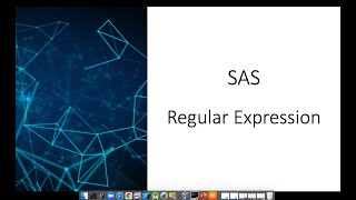 SAS Regular Expression screenshot 1