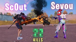 Sevou and Scout Playing DUOs | PUBG Mobile