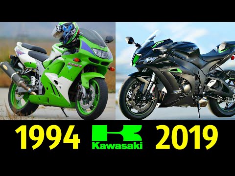 💚 Kawasaki ZX-10R - Все Модели по Годам 👍!