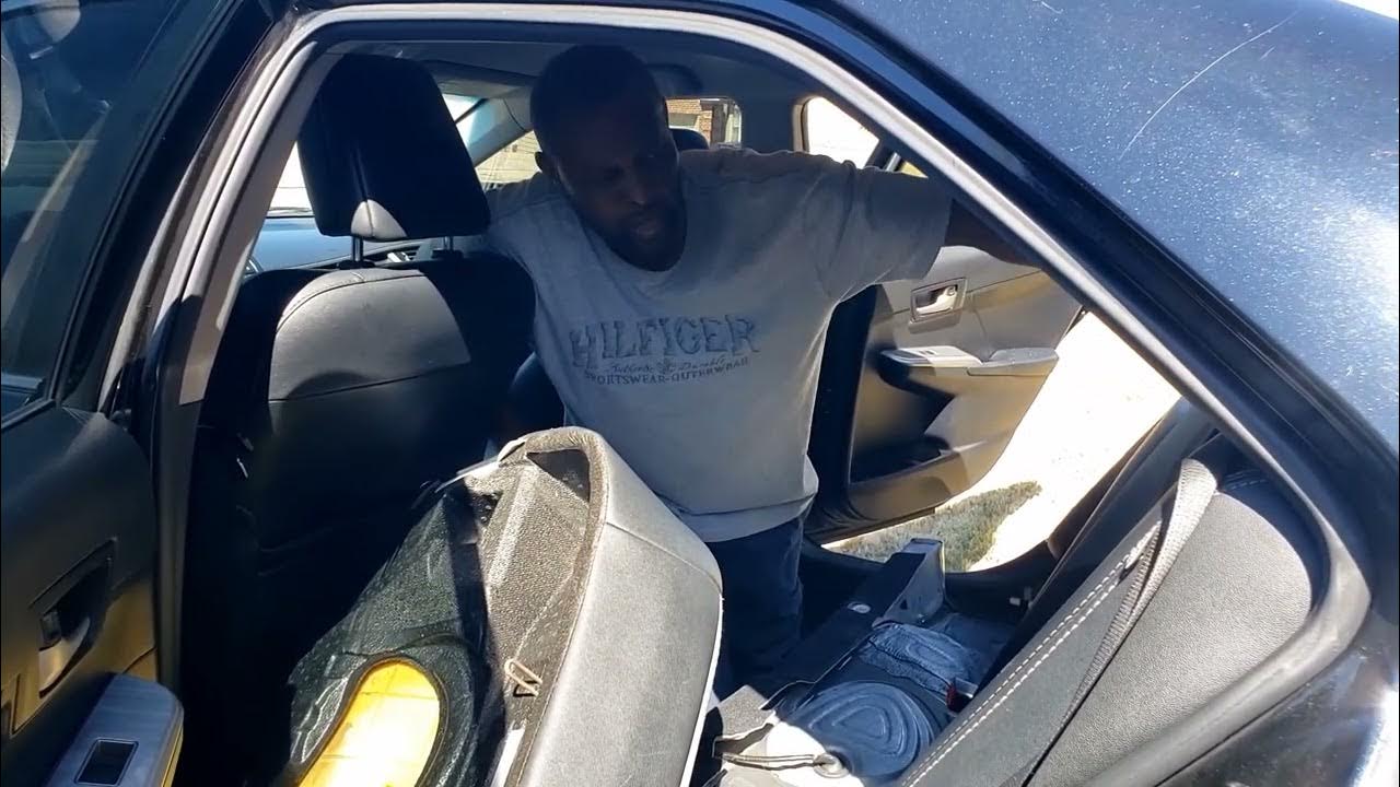 How to Remove Toyota Camry Back Seat - YouTube