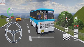 APSRTC Saptagiri Bus Driving in Temple Bus Driver - Simulation Android Gameplay Videos | Bus Games