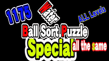 Ball Sort Puzzle Special Level after Level 1175 / Lock Ball and Key Ball and Question Mark Ball