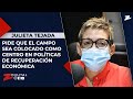 Julieta pide que el campo sea colocado como centro en políticas de recuperación económica