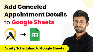 How to Add Canceled Appointments Details from Acuity Scheduling to Google Sheets