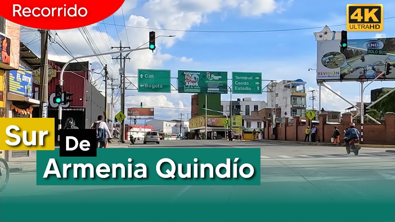 Sur de Armenia Quindío 2023 Recorrido por las calles del sur de la