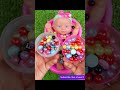 Satisfying with full of Rainbow candy with M&amp;M.#ASMR , #ToyASMR,  #Satisfying,#candy,#mms,#toys