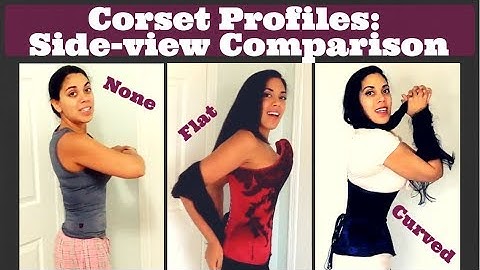 Corset PROFILE (side view) Comparison | Lucy
