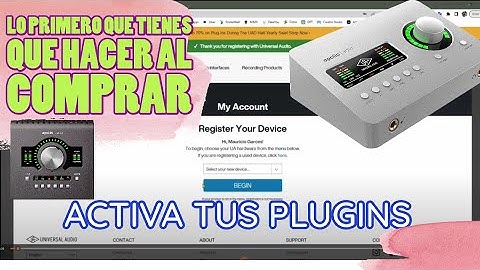 Como registrar interface apollo Universal Audio / SOLO / TWIN X