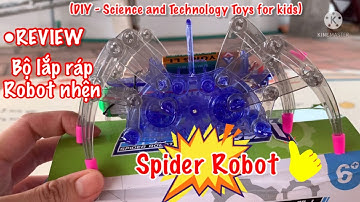 Review Bộ lắp ráp nhện robot | Review Spider Robot | DIY | Sunny ToysReview