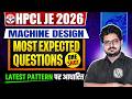 HPCL JE 2026 | HPCL JE Mechanical Engineering Class | Machine Design Most Expected Questions