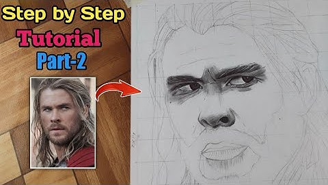 Drawing Thor - Love and Thunder || Step by Step Tutorial Part 2